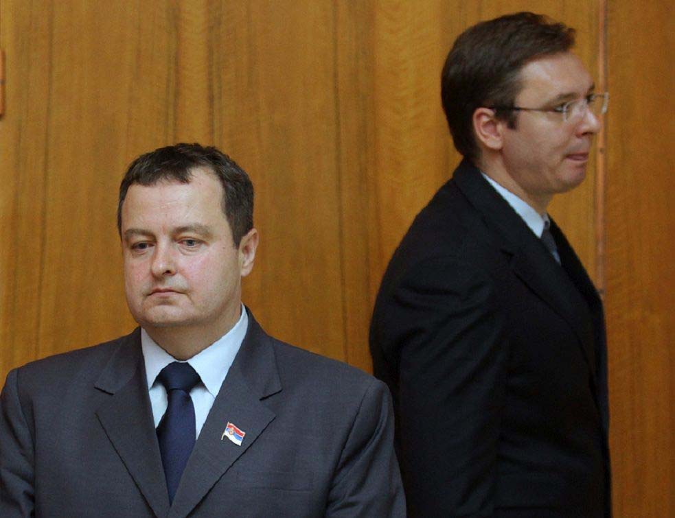 Aleksandar Vucic, Ivica Dacic Marina Lopicic