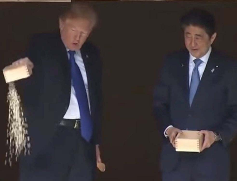 Sinzo Abe i Tramp,PRTSCRYT