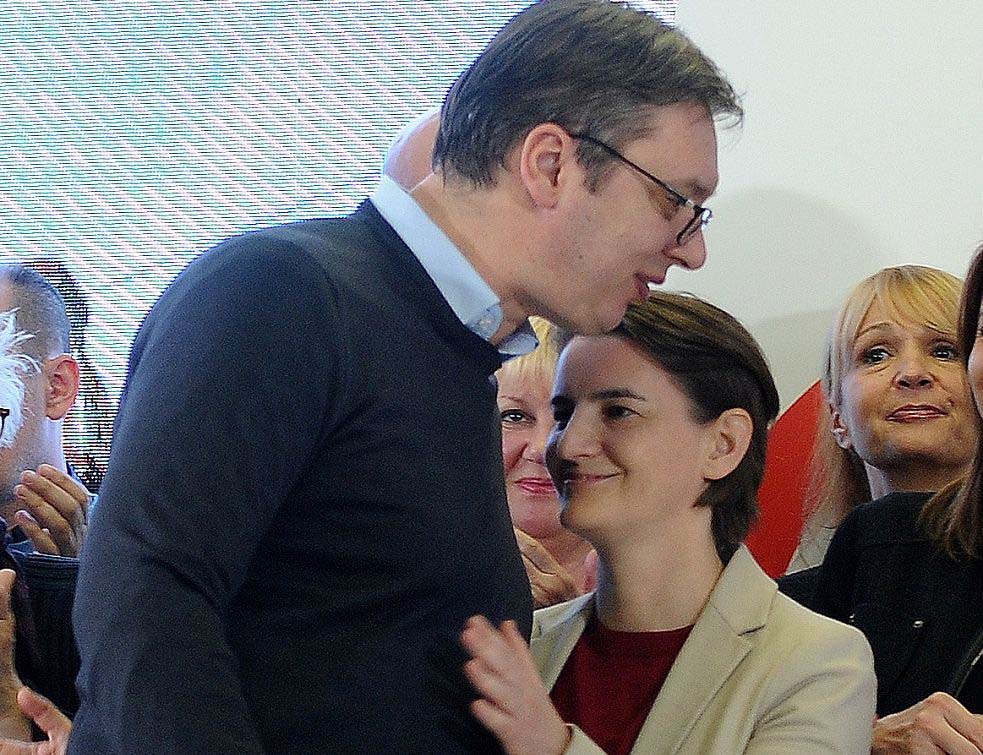 aleksandar vucic ana brnabic News1 Zorana Jevtic