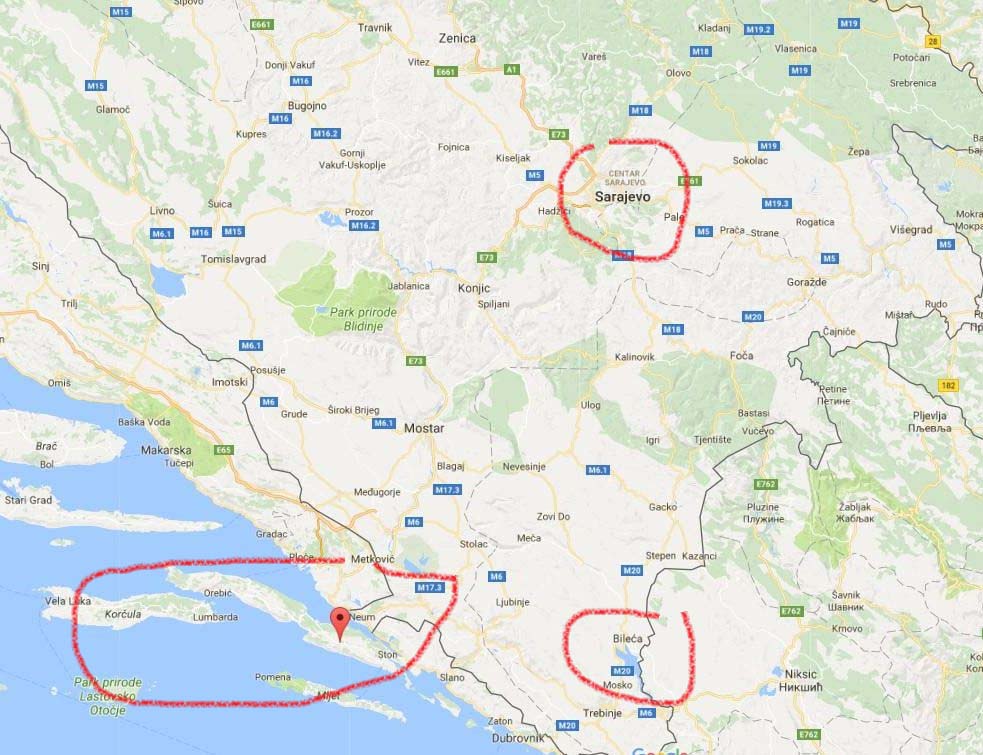 zemljotres Sarajevo Bileca Peljesac 983